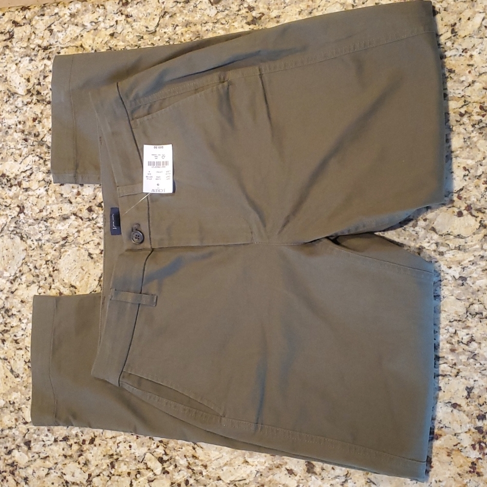 NWT J Crew Boyfriend Cut Olive Chino Pant